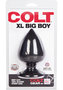Colt Xl Big Boy Silicone Butt Plug - Black
